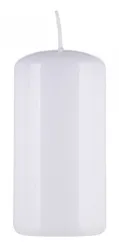 Świeca słupek DONAU HOME Standard Gloss, 50x100mm, biały