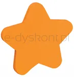 Donau Bloczek samoprzylepny 1X50 Kart., Gwiazdka, Zawieszka, Pomarańczowy - 2