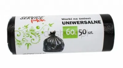 Stella Worki na śmieci HDLD, 60 l, 50 szt., czarne