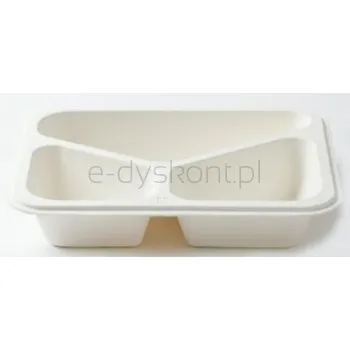 Pojemnik Obiadowy Do Zgrzewu Trójdzielny 50Szt