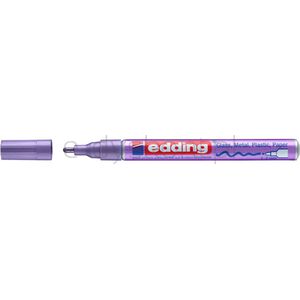Edding Marker olejowy połyskujący e-751 1-2 mm, fioletowy metaliczny