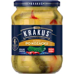 Krakus Ogórki Konserwowe Kozackie 670 g