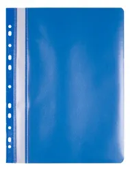 Office Products Skoroszyt, Pp, A4, Miękki, 100/170Mikr., Wpinany, Niebieski