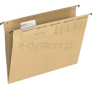 Q-Connect Teczka zawieszkowa karton, A4, 250gsm, jasnobrązowa