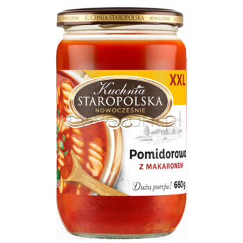 Kuchnia Staropolska Zupa pomidorowa z makaronem i śmietanką 660 g