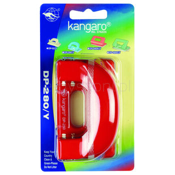 Kangaro Dziurkacz Metalowy Dp-280Y Blister Czerwony