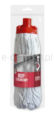 Anna Zaradna Mop sznurkowy, maxi, 1 szt., biały