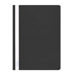 Donau Skoroszyt PVC, A4, twardy, 150/160mikr., czarny