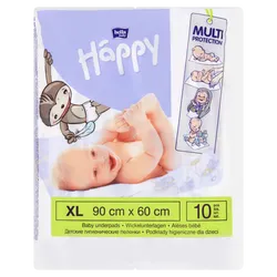 Bella Podkład Higieniczny Do Przewijania Baby Happy 60X90 10 Szt.