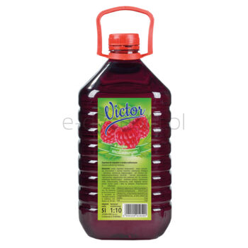 Victor o smaku malinowym 5l
