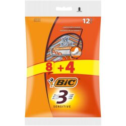 Bic 3 Sensitive maszynka do golenia pouch 8+4 szt.