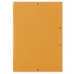 Donau Teczka z gumką karton, A4, 400gsm, 3-skrz., pomarańczowa