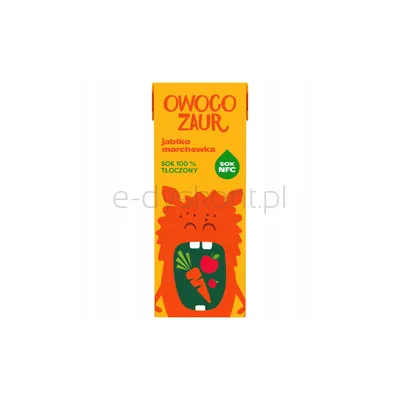Owocozaur Sok Jabłko Marchewka Nfc 200 Ml