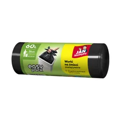 Jan Niezbędny Worki HD Easy-pack czarne 60L 26szt
