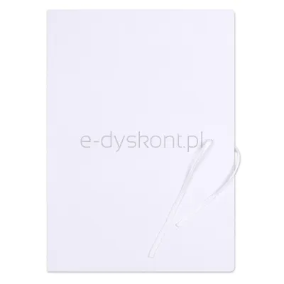 Office Products Teczka Wiązana Premium, Karton, A4, 350Gsm, 3-Skrz., Biała