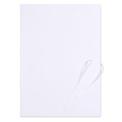 Office Products Teczka Wiązana Premium, Karton, A4, 350Gsm, 3-Skrz., Biała