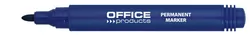 Office Products Marker permanentny okrągły, 1-3mm (linia), niebieski 