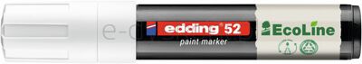 Marker olejowy na bazie wody e-52 EDDING EcoLine, 4-15mm, biały