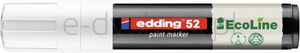 Marker olejowy na bazie wody e-52 EDDING EcoLine, 4-15mm, biały