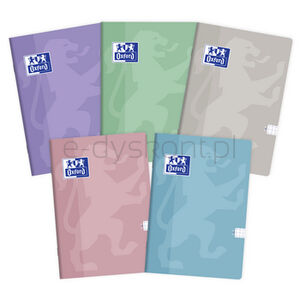Oxford Zeszyt Touch Pastel A5 60 kartek w kratkę z marginesem