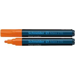 Schneider Marker olejowy Maxx 270, okrągły, 1-3mm, pomarańczowy