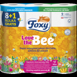 Foxy Papier Toaletowy Love The Bee 8+1