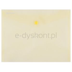 Donau Teczka kopertowa zatrzask, PP, C5, 180mikr., żółta