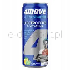 4Move Vitamin Water Electrolytes Lemon  Mint Flavour 330 Ml