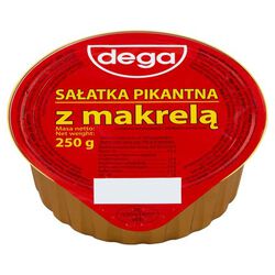 Sałatka Dega Pikantna Z Makreli 250 G