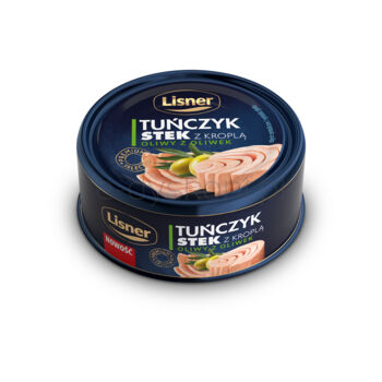 Tuńczyk Stek z kroplą oliwy z oliwek Lisner 120 g