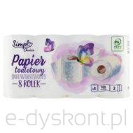 Simply Papier Toaletowy 8 Rolek 2 Warstwy(p)