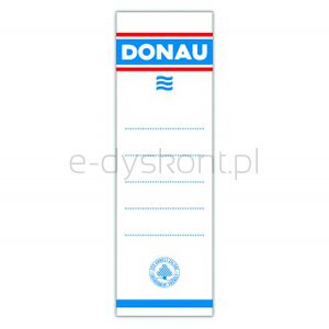 Donau Etykiety wsuwane do segregatora 48x153mm, dwustronne, 20szt.