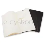Moleskine Zestaw 3 Zeszytów Cahier Journals P (9x14cm) w linie, 64 strony, czarny  - 4