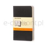 Moleskine Zestaw 3 Zeszytów Cahier Journals P (9x14cm) w linie, 64 strony, czarny  - 2