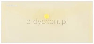 Donau Teczka Kopertowa Zatrzask, Pp, Dl, 180Mikr., Żółta 