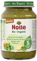 Holle Słoiczek szpinak z ziemniakami od 5 m-ca życia BIO 190 g