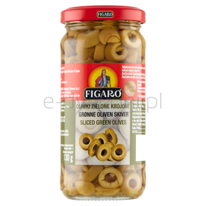 Figaro Oliwki Zielone Krojone 240G/130G 