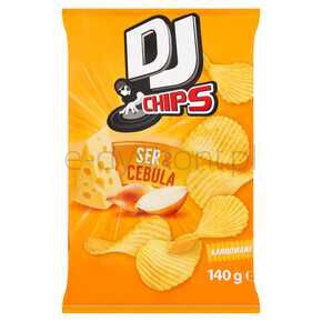 Chipsy Dj Serowo-Cebulowe Faliste 140 GMw Dobry Wybór
