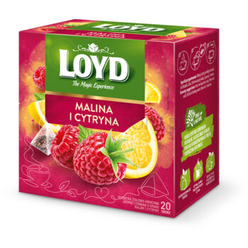 Loyd Herbatka o smaku maliny i cytryny (20 x 2 g)