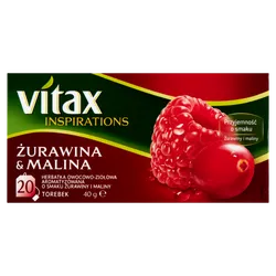 Vitax Herbata Inspiracje ŻurawinaMalina 20S
