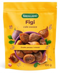 Bakalland Figi Suszone całe owoce, 100g