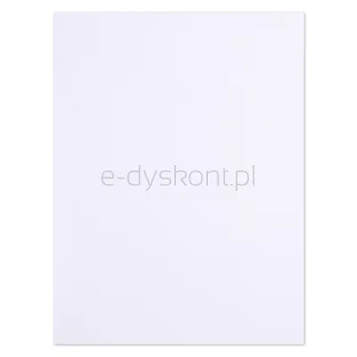 Office Products Skoroszyt Budget Pro, Karton, Z Listwą, Biały Wewn., A4, 250Gsm, Biały