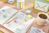Post-It Ekologiczne Karteczki Samoprzylepnez-Notes (R330-1B), 76X76Mm, 6 Bl. X 100 Kart., Żółte  - 3