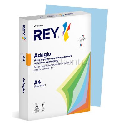 Rey Adagio Papier Ksero A4, 80Gsm, 01 Niebieski Pastel *Ryada080X419 R200, 500 Ark. 