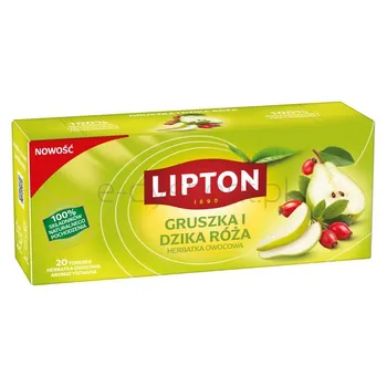 Lipton Herbata Fruit Gruszka I Dzika Róża 20 Torebek