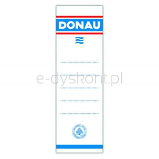 Donau Etykiety samoprzylepne do segregatora 54x153mm, jednostronne, 20szt. [BIURO]