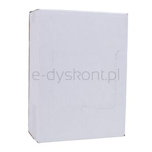 Teczka wiązana OFFICE PRODUCTS Premium, karton, A4, 350gsm, 3-skrz., biała