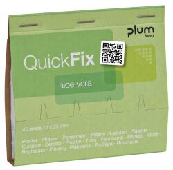 PLUM QuickFix Plastry z aloesem Aloe Vera, Wkład, 45 szt.