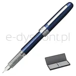 Pióro wieczne Platinum Plaisir Blue, F, niebieskie - 3