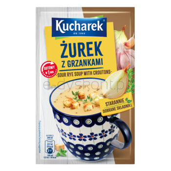 Kucharek Zupa jednoporcjowa żurek z grzankami 17g